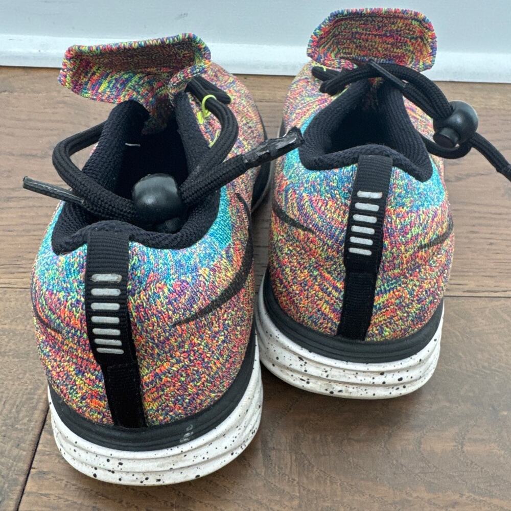 Nike Flyknit Lunar 1+ Low Top Running Sneakers Multicolor Pink Women's Size US 8 - Picture 4 of 8